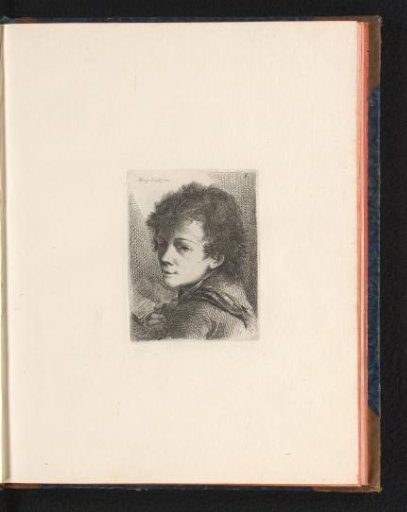 Head of a Young Man with Book to the Left