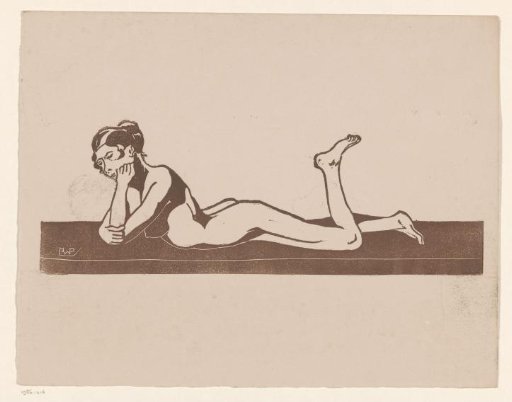 Reclining nude woman