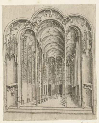 A Gothic Church Interior