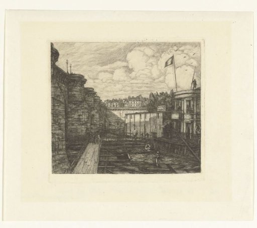 Cold-water bathhouse of Chevrier in Paris