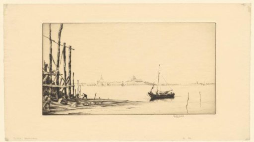 View of Veere across the Veerse Lake