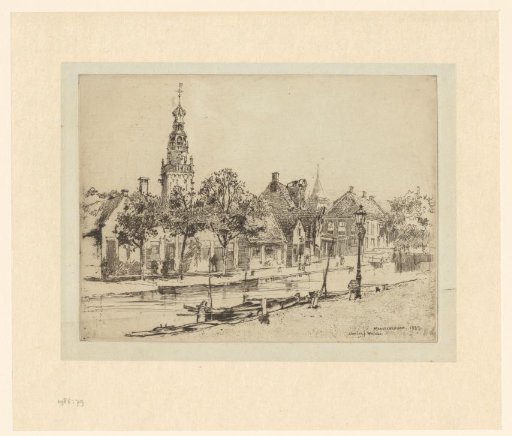 View of the Speeltoren in Monnickendam