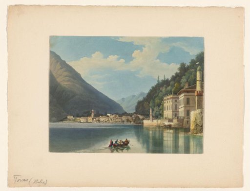 View of Torno on Lake Como
