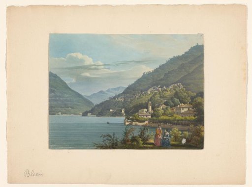 View of Blevio on Lake Como