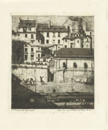 Morgue on the Seine in Paris