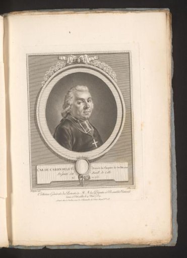 Portrait of Alexandre Louis Benoît de Carondelet