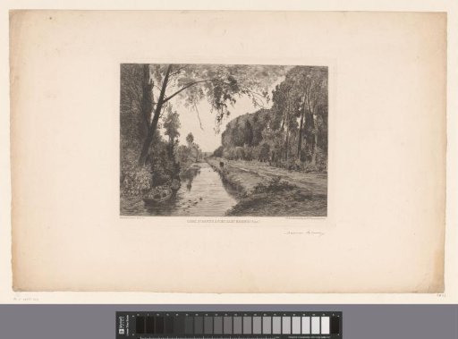 Landscape with the Canal Saint-Martin