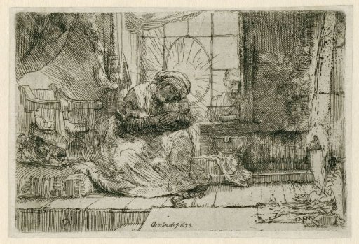 The Virgin and Child with the cat and the snake