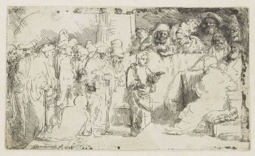Christ disputing with the Doctors: a sketch