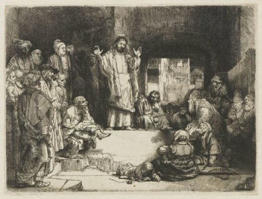 Christ preaching ('La Petite Tombe')