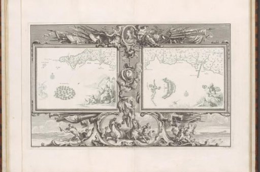 Maps of the Spanish Armada (16 and 21 July 1588)