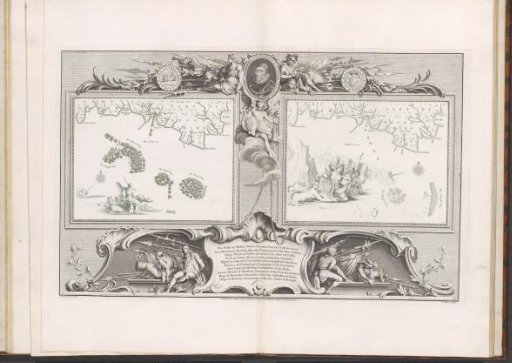 Maps of the Spanish Armada (21 and 22 July 1588)