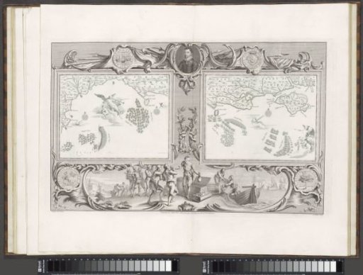 Maps of the Spanish Armada (22 and 24 July 1588)