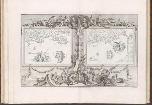 Maps of the Spanish Armada (25 and 27 July 1588)