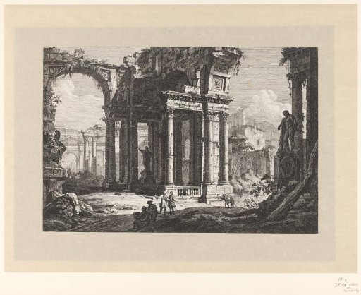 Ruins with the Farnese Hercules