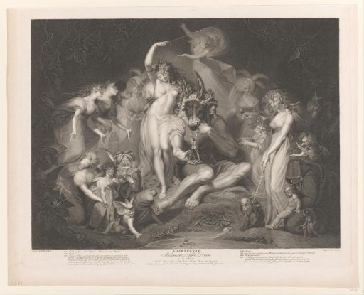 Titania and Bottom Surrounded by Figures