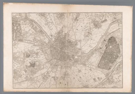 Map of Paris and its surroundings
