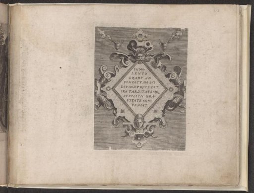 Cartouche with a Text by Valerius Maximus