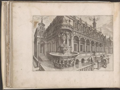 Fountain with a Statue of Moses