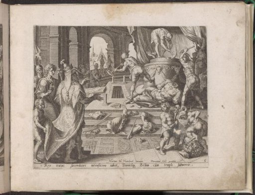 King Cyrus Has the Image of Bel Smashed to Pieces