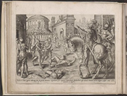 Antiochus Epiphanes plunders the temple of Jerusalem