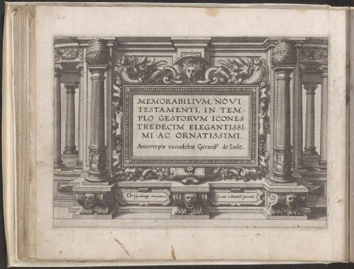 Thirteen Most Elegant and Ornate Images of Memorabilia of the New Testament, Occurring in the Temple