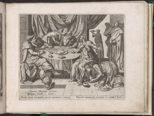 Christ anointed by Mary Magdalene