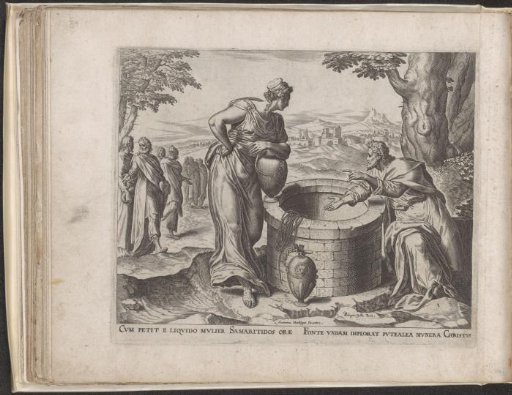 Christ and the Samaritan woman at the well