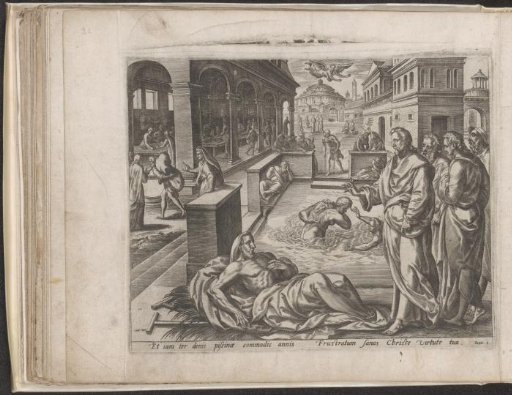 Christ healing the sick man at Bethesda