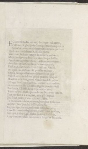 Text on the Kiss of Judas and the arrest of Christ