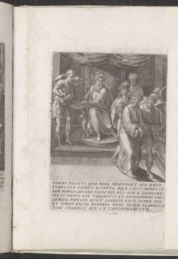 Pilate washes his hands in innocence