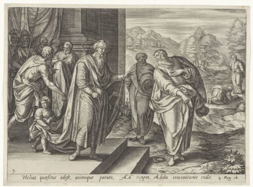 Elijah for the Second Time before King Ahab