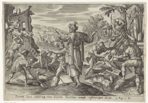 Hezekiah Orders the Idols to Be Destroyed