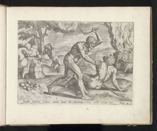 Cain kills Abel