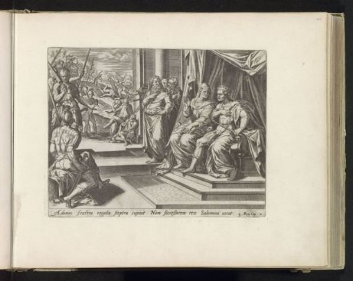 Bathsheba Presents Adonijah's Request to Solomon