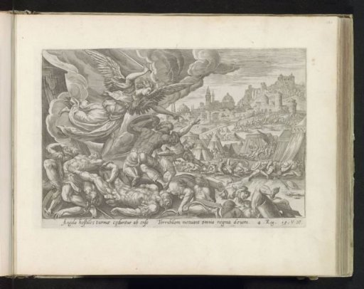 The angel of the Lord slays the Assyrians