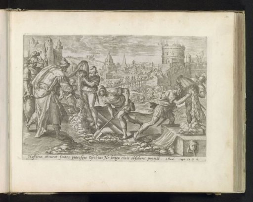 Hezekiah seals the springs outside Jerusalem