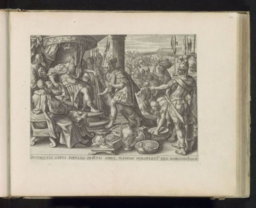 Holofernes Before Nebuchadnezzar