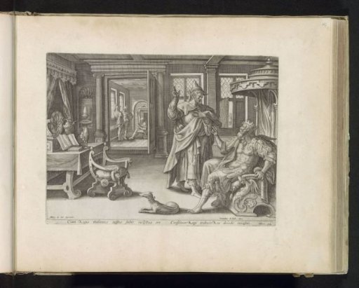 Jeremiah before King Zedekiah