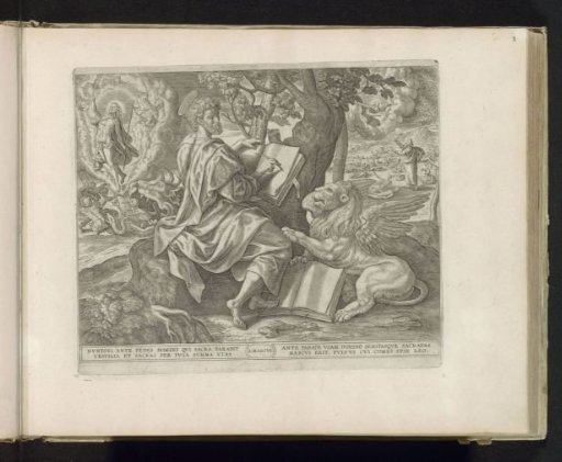 The Evangelist Mark Writing the Gospel
