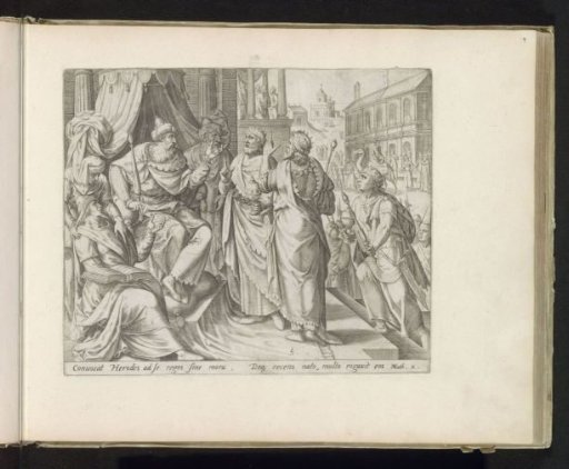 The Three Kings Visit Herod
