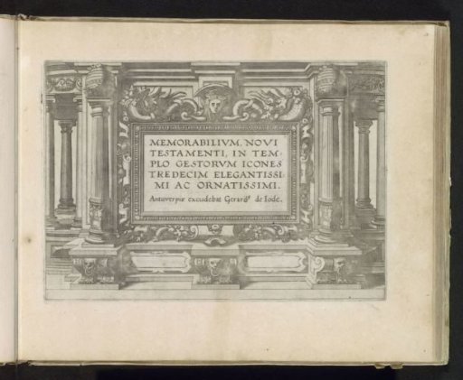 Memorabilia of the New Testament, images of thirteen most elegant and ornate events that took place in the temple