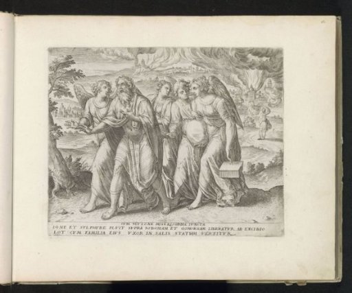 Lot leaves Sodom