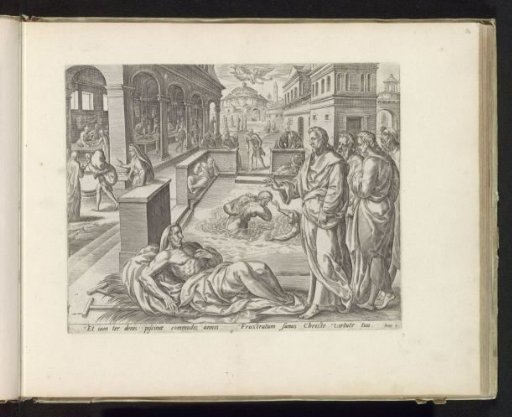 Christ heals the sick man at Bethesda