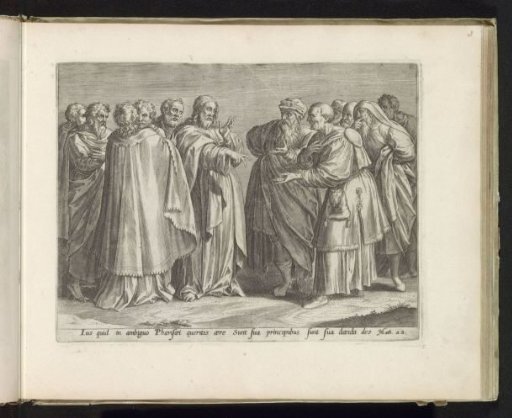 Christ in Debate with the Pharisees about the Tribute to the Emperor