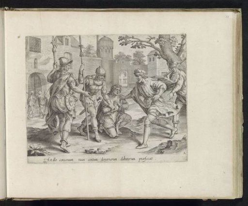 The unmerciful servant has his debtor thrown into prison