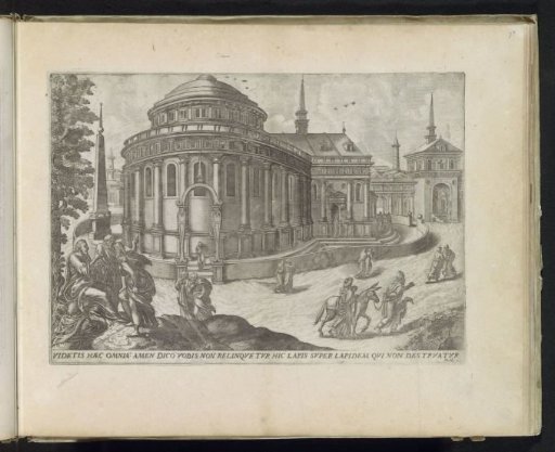 Christ foretells the destruction of the temple