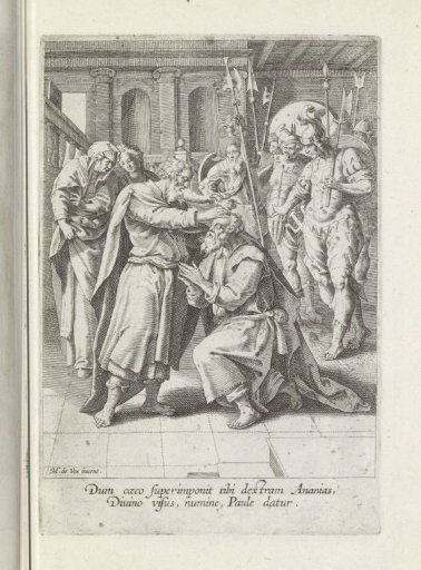 Ananias Heals Paul's Blindness