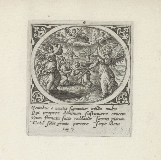 Four angels restrain the four winds