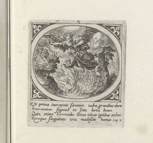 First angel blows the trumpet